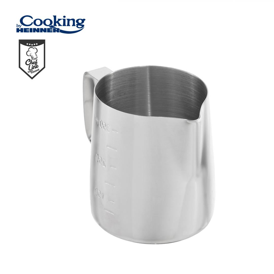 CANA INOX LAPTE 350 ML, COOKING BY HEINNER, CHEF LINE
