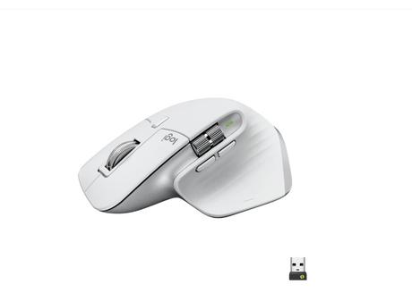 Mouse Wireless Logitech MX Master 3S Performance Wireless Mouse, 8000 dpi, Alb