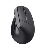 Mouse ergonomic fara fir Trust Bayo II, rezolutie maxima 2400 DPI, 6 butoane, interfata USB-C,  2.4GHz, negru