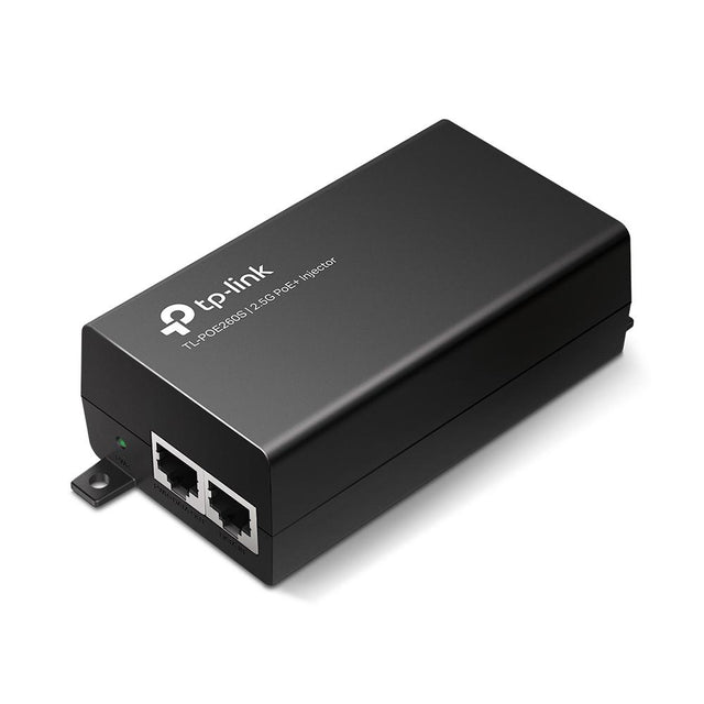 "2.5G PoE+ Injector Adapter PORT: 1× 2.5G PoE Port, 1× 2.5G Non-PoE Port SPEC: 802.3at/af Compliant, Data and Power Carried over The Same Cable Up to 100 Meters, Plastic Case, Pocket Size"