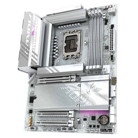 Placa de baza Gigabyte B860 AORUS ELITE WIFI7 ICE, Socket 1851, DDR5, ATX