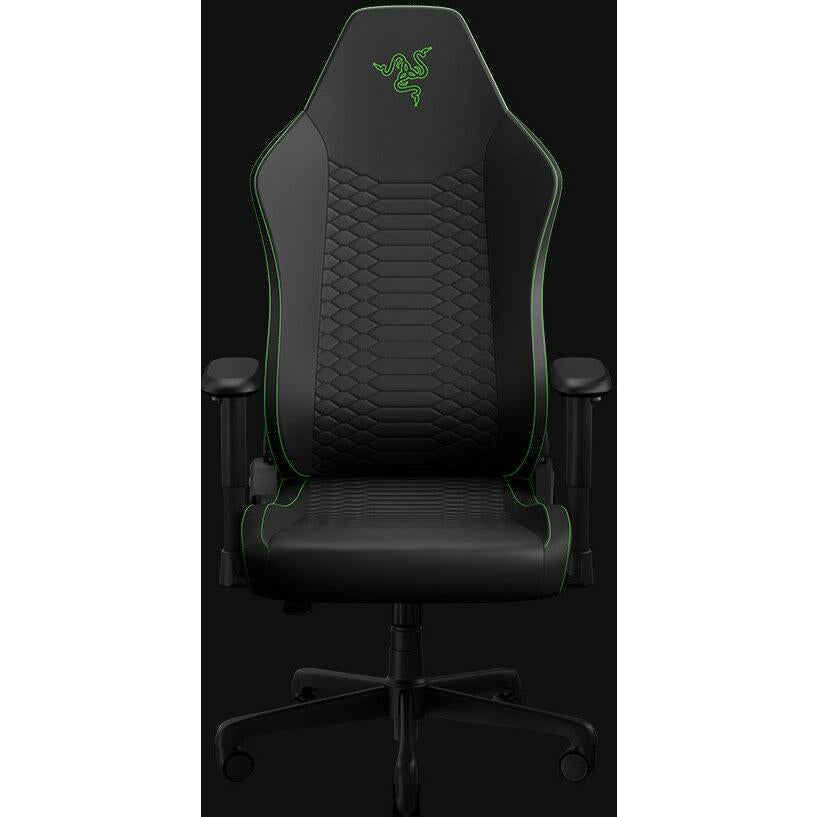 Scaun Razer Iskur V2 X NewGen, tip spuma spumă turnată PU, suport lombar integrat, tetieră reglabilă, cotiere 2D, clasa de ridicare pe gaz 4, negru/verde
