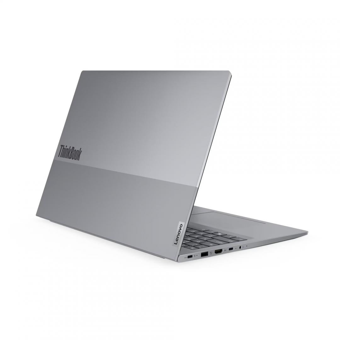 Laptop de business LENOVO ThinkBook 16 Gen 7, cu procesor Ryzen 3 7335U, 16'' WUXGA, 16GB, 512GB SSD, AMD Radeon 660M, Windows 11 Pro, 3 ani Garantie