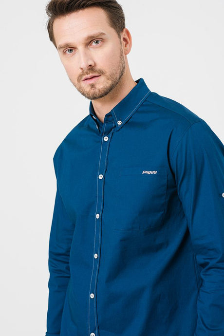 CAMASA CASUAL BARBATI LIGHT NAVY S