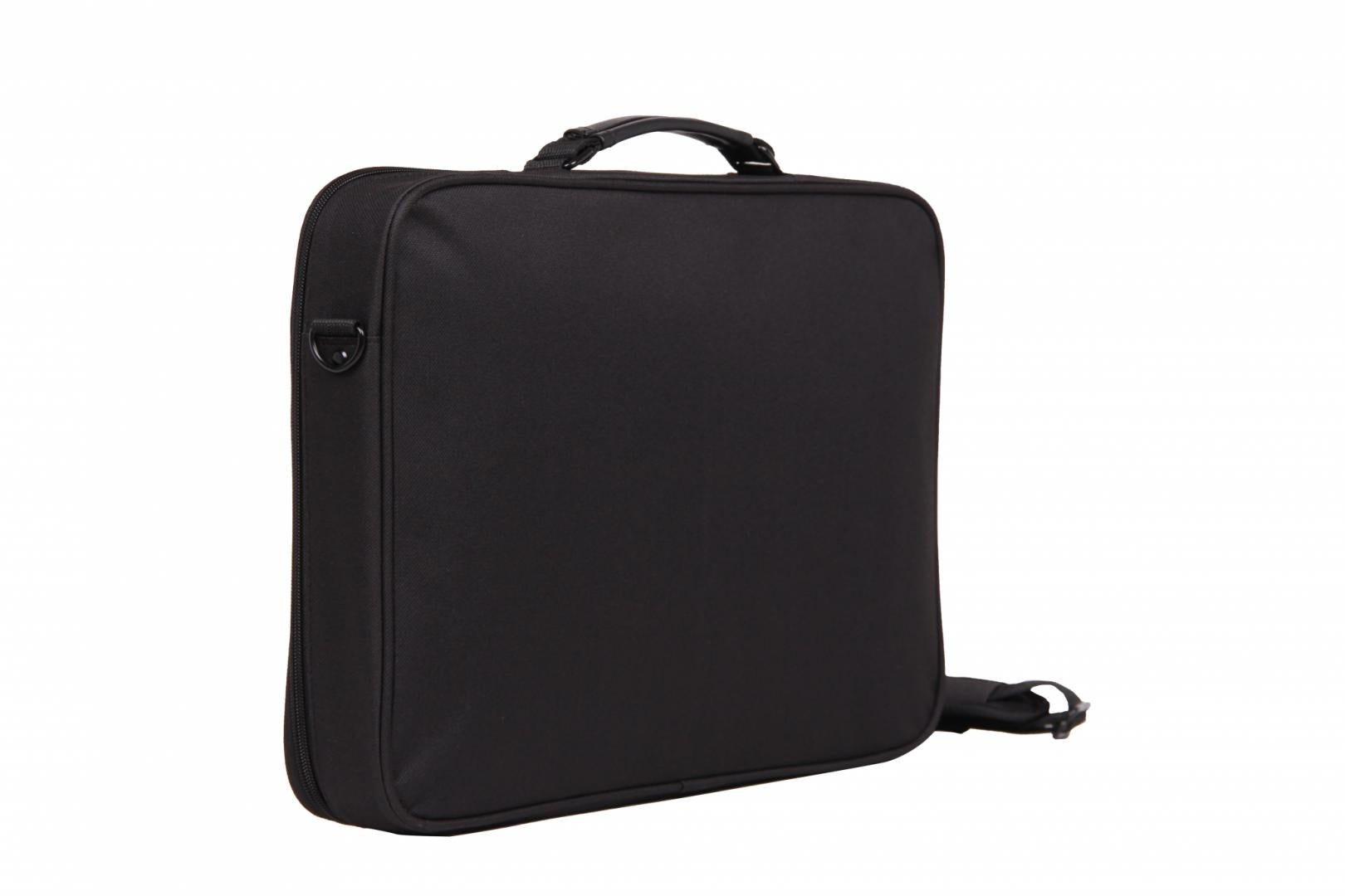 Geanta notebook Serioux, SRX-8444, dimensiuni 40 x 30 x 6 cm, compartiment laptop: max 15.6", bretea spate pentru prindere troller, curea de umar ajustabila, material poliester