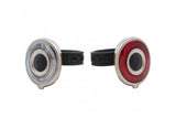 Set lumini far+stop, 2 LED-uri rosii, 2 LED-uri uri albe, Baterii: 2 x 2 CR2032 3V, Greutate: 2x35gr, Autonomie:70/95 h