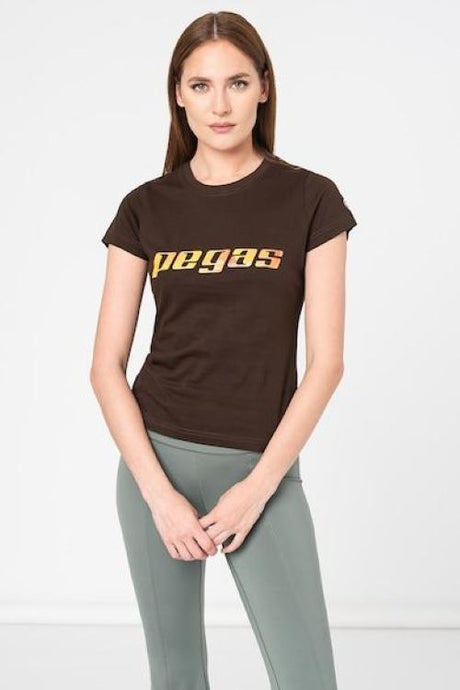 TRICOU  LOGO ORANGE FEMEI  COFFEE-M
