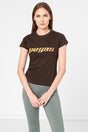TRICOU  LOGO ORANGE FEMEI  COFFEE-M