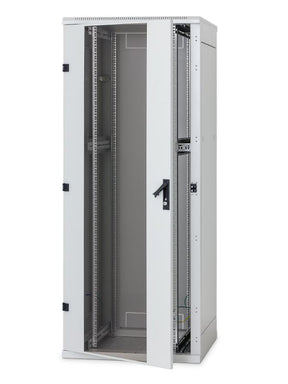Rack de podea 19 Triton 27U 600x1000mm usa fata metal perforat panouri laterale/spate detasabile sectiuni pentru ventilatie activa,sectiuni acces cabluri sus/jos/spate IP20 gri