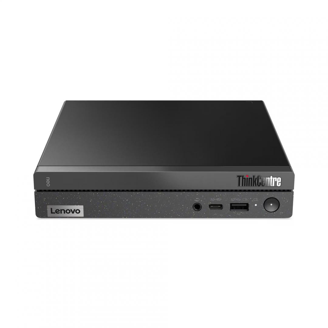 Desktop Business Lenovo ThinkCentre Neo 50q Gen 4 Tiny cu procesor Intel Core i3-1215U pana la 4.4 GHz, 8GB DDR4, 256GB SSD, Intel UHD Graphics, Windows 11 Pro, Black, 3 ani garantie