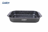 TAVA ALUMINIU CU ACOPERIRE CERAMICA 39.5x26 CM, DARK LINE, COOKING BY HEINNER
