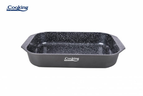 TAVA ALUMINIU CU ACOPERIRE CERAMICA 39.5x26 CM, DARK LINE, COOKING BY HEINNER