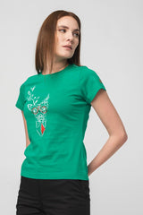 TRICOU  CERB FAMILIE FEMEI   K GREEN-XS