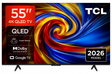 Televizor TCL QLED 55QLED780L, 138 cm, Smart Google TV, 4K (Model 2026)