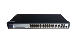 Switch Hikvision DS-3E2528P(B), Gigabit, 24-28 porturi, PoE