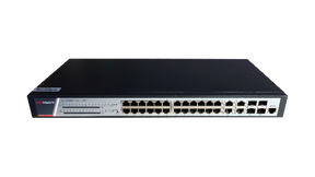 Switch Hikvision DS-3E2528P(B), Gigabit, 24-28 porturi, PoE