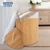COS DE RUFE DIN BAMBUS  PENTRU COLT, 35x35x60 CM, 55 L
