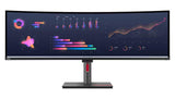 Monitor Commercial Lenovo ThinkVision P49w-30, 49", 5120 x 1440 pixeli, Black, 3 ani Garantie