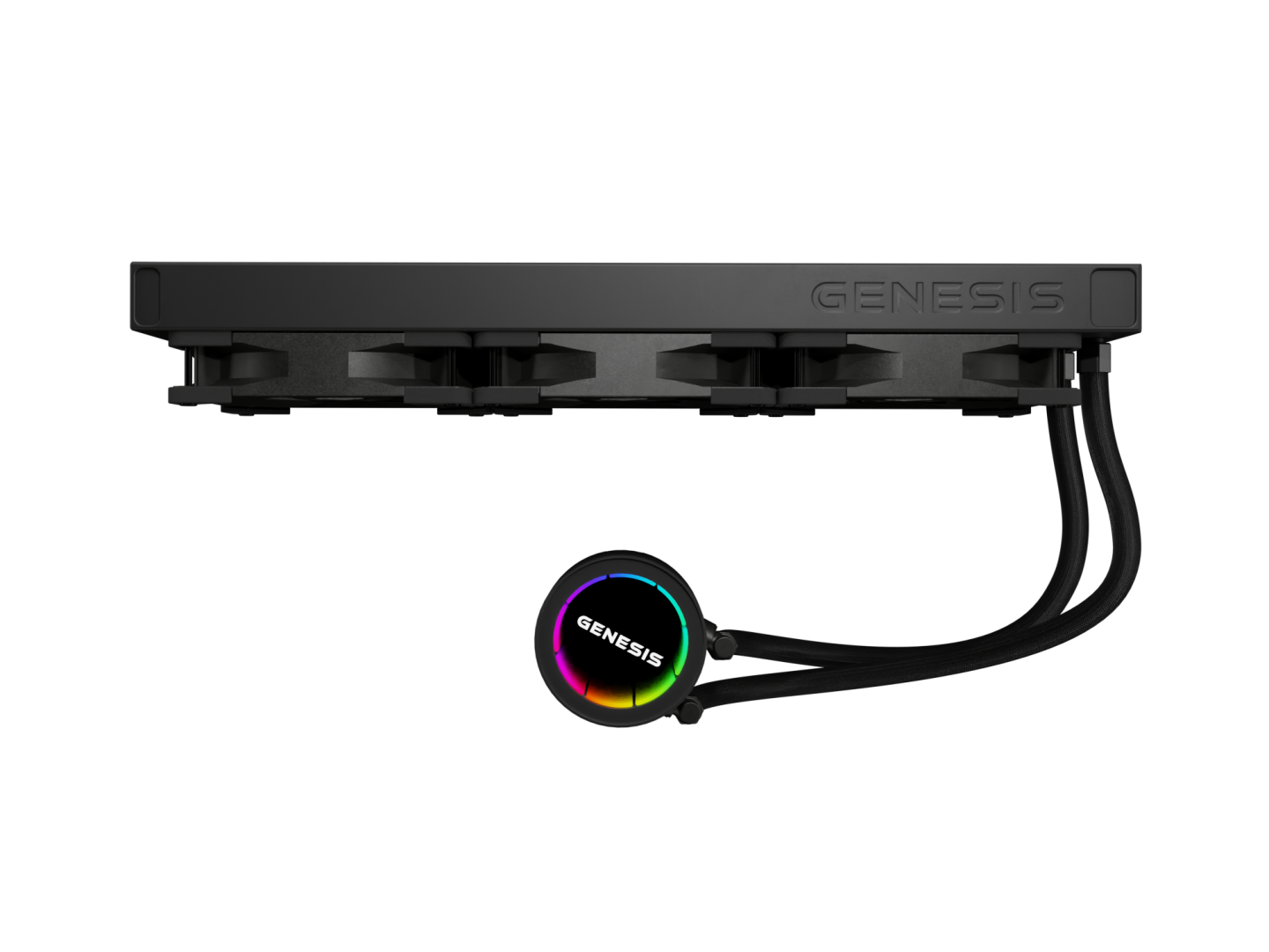 Cooler Procesor GENESIS HYDRIA 360 NEGRU, dimensiune radiator 397x120x27mm, 3 ventilatoare ARGB, Viteza ventilatoare: 500-1550 RPM, Airflow ventilatoare: 80 CFM, Suport AMD: AM4/AM5, suport INTEL: LGA 1151/1156/1150/1200/1700/1851