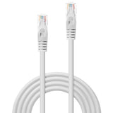 Cablu de retea Lindy 2m Cat.6 U/UTP, alb