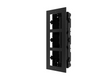 Panou frontal pentru 3 module videointerfon modular Hikvision DS-KD- ACF3; permite conectarea a 3 module de videointerfon modular; montareincastrata; material aluminiu, doza de plastic inclusa; dimensiuni:337.8mm x 124mm × 4mm; culoare: negru.