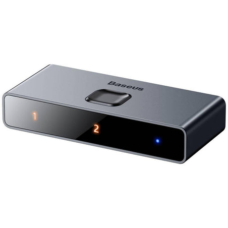 Switch video Baseus Matrix, HDMI bidirectional – 2x HDMI 4K / 30 Hz, gri