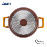 CRATITA ALUMINIU TURNAT + CAPAC 20x10 CM, 2.4L, NICOLAI TAND, ORIGINI, COOKING BY HEINNER