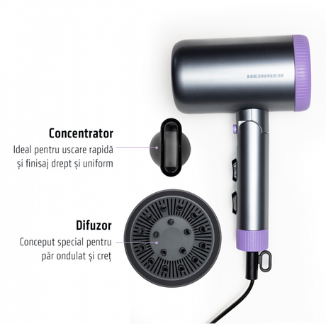 Uscator de par Heinner HHD-R20DC-GYV