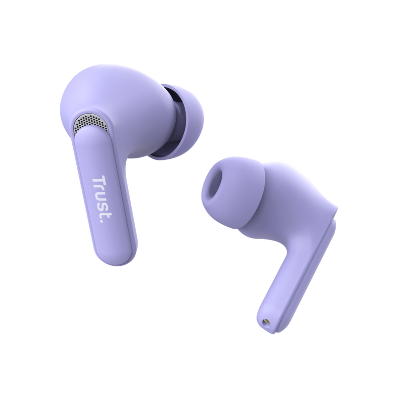 Casti Trust Yavi earbuds BT, frecventa raspuns 20 Hz - 20.000 Hz, mov