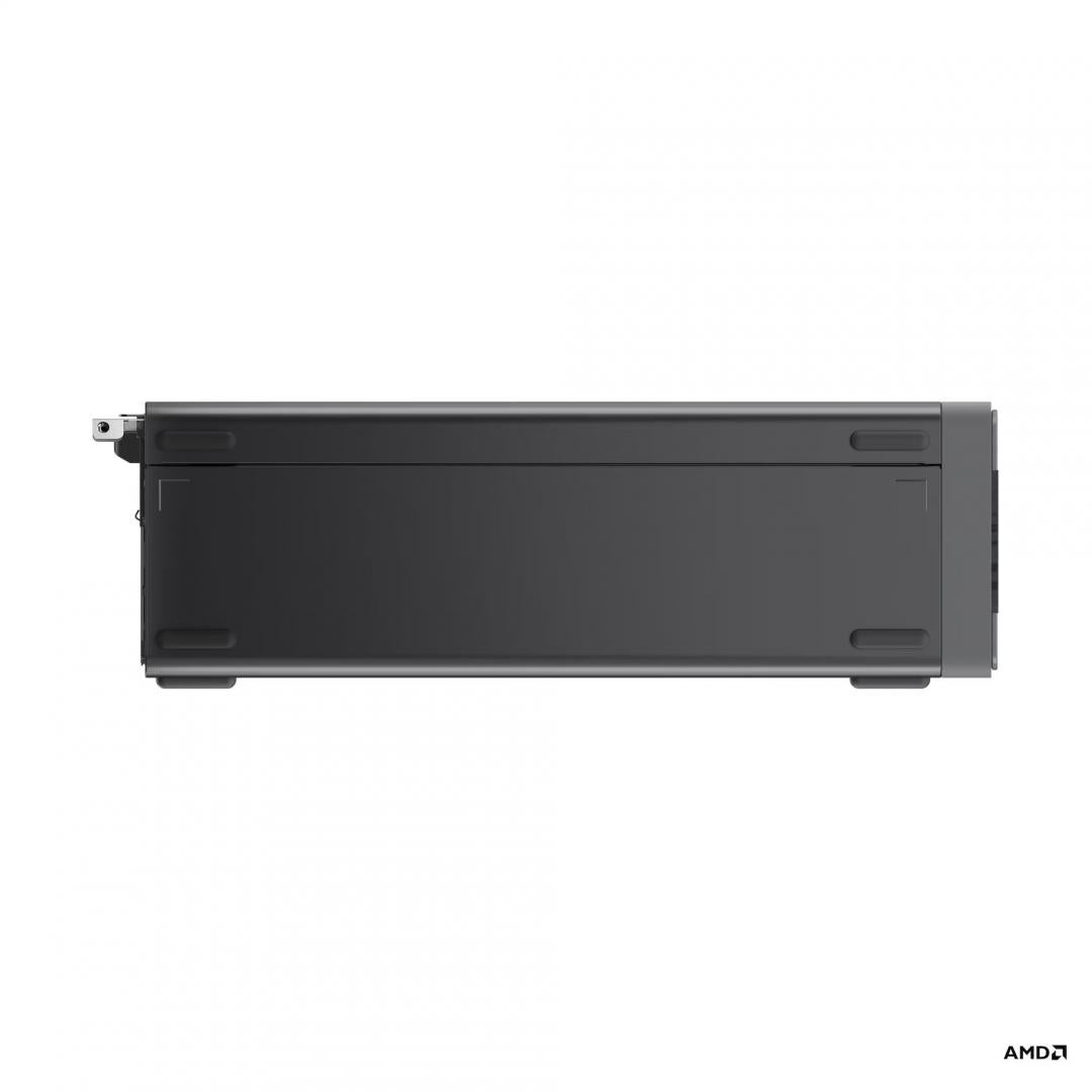 Desktop Business Lenovo ThinkCentre neo 55s Gen 6 cu procesor AMD Ryzen AI 7 350 pana la 5.0 GHz, 16GB DDR5, 512GB SSD, AMD Radeon 860M, Fara OS, Black, 1 an garantie
