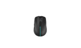 Mouse Serioux Flicker 212, Wireless, Negru,  senzor: Optic, DPI: 800/ 1200/ 1600, conexiune: Dongle USB 2,4 GHz, banda de frecventa: 2,4 GHz, baterie integrată litiu de 500 mAh, banda LED, cerințe OS: Win, Mac, Vista