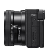 Kit SONY Alpha A6400 Mirrorless 24.2MP, ISO 32000 (Extins: 102400), 1/4000s, 4K @30fps, SD/SDHC/SDXC, Rafala 11cps, WiFi/Bluetooth/NFC, Senzor APS-C, Montura Sony E, Obiectiv 16-50mm, F3.5-5.6