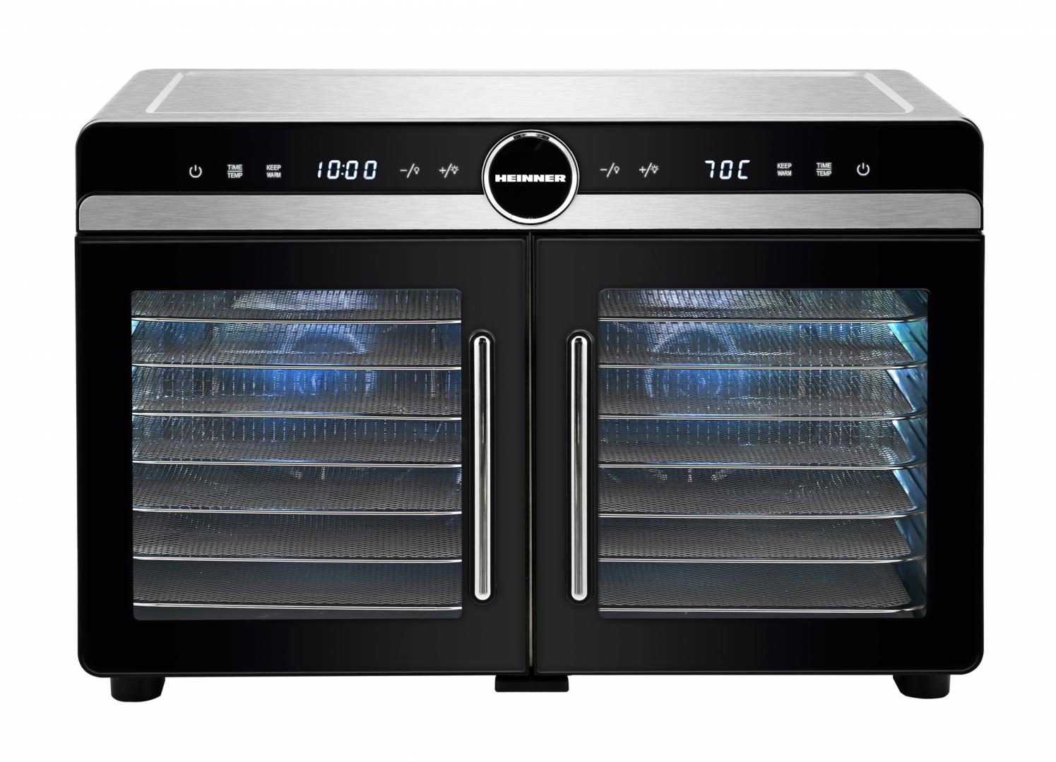 DESHIDRATOR FRUCTE SI LEGUME HEINNER DUALDRY ELITE HFD-KDDB1400BKSS
