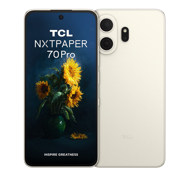 Telefon TCL NXTPAPER 70 Pro, Dual SIM, 8 GB RAM, 256 GB, 5G, Auriu