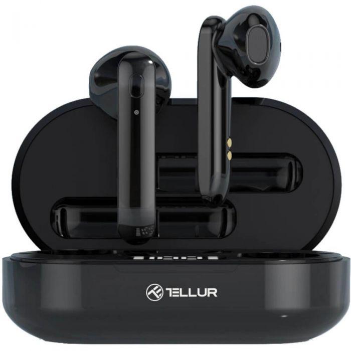Casti Bluetooth Tellur Flip True Wireless, negru