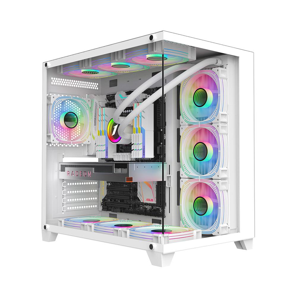 Carcasa 1STPLAYER Gaming MV8 Cube Tower ALB