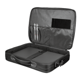Geanta laptop Trust Atlanta, Negru, 2 ani Garantie
