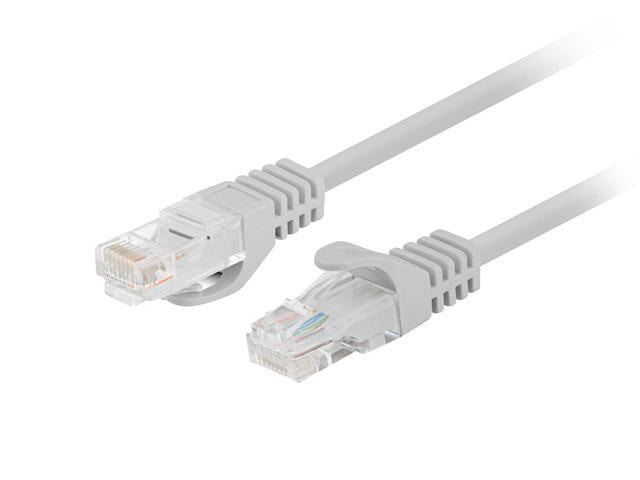 Patch cord Cat.6 UTP 0,25 m gri, Fluke Passed