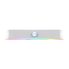 Soundbar Trust GXT 619W Thorne, putere maxima iesire 12W, freccventa raspuns 150 Hz - 20.000 Hz, impendata difuzor 4 Ohm, cu iluminare, alb