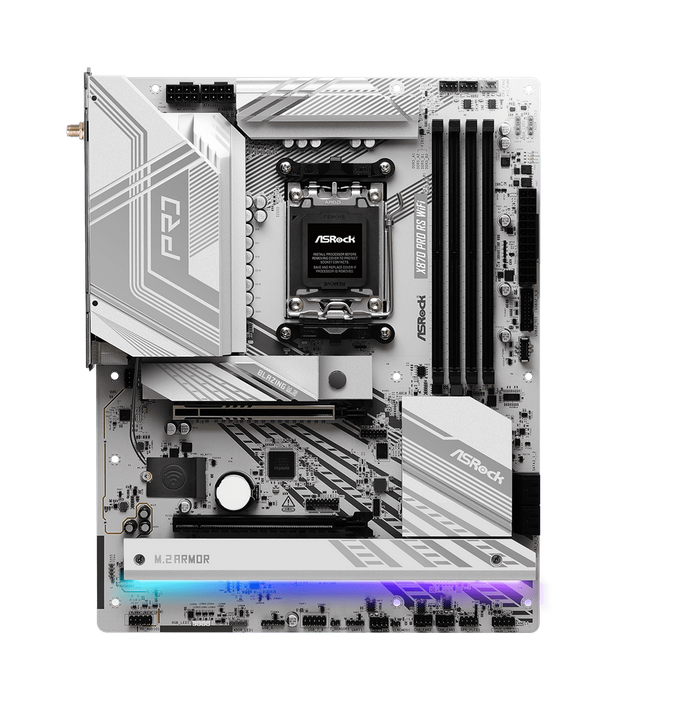 Placa de baza ASRock X870 Pro RS WiFi, Socket AM5, DDR5, ATX