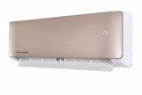 Aparat de aer conditionat HEINNER ONIX HAC-CO12WFN-GD, 12000 BTU, WiFi, clasa energetica: racire A++/incalzire A+, functii: Super-ionizare, "Follow me", ECO, Turbo, filtru cu densitate ridicata, auto curatare, panel auriu.