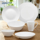 SET 6 CANI OPAL ALB 380 ML, AIDA, ART OF DINING BY HEINNER