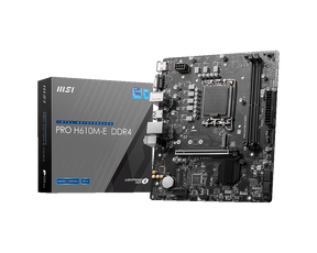 Placa de baza MSI PRO H610M-E DDR4, Socket 1700, DDR4, Micro-ATX