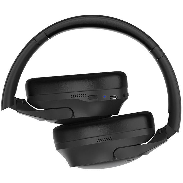 Casti Bluetooth Tellur Vibe, frecventa 2.4GHz, Class 2, sensibiliate 113 ±3dB, impendanta 32Ω, timp ascultare pana la 15 ore cu ANC pornit, pana la 20 de ore cu ANC oprit, negru