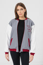 W JACHETA BOMBER  GRI GRENA XS