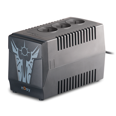AVR nJoy Paladin 1000, 1000VA/500W, 3 Prize Schuko, Protectie la Supra si Sub Voltaje