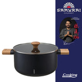 SEMIOALA ALUMINIU + CAPAC 24X12.5 CM, 5.3 L, RIKITO WATANABE, COOKING BY HEINNER
