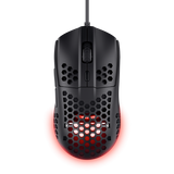 Mouse Trust GXT 928 Helox cu fir, optic, rezolutie meaxima 6400 DPI, negru