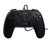 Controller cu fir Trust GXT 541 Muta, material ABS, lungime cablu 300cm, 15 butoane, compatibil cu pc, consola gaming, laptop, negru