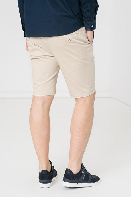 PANTALONI SCURT CASUAL BARBATI BEIGE XL